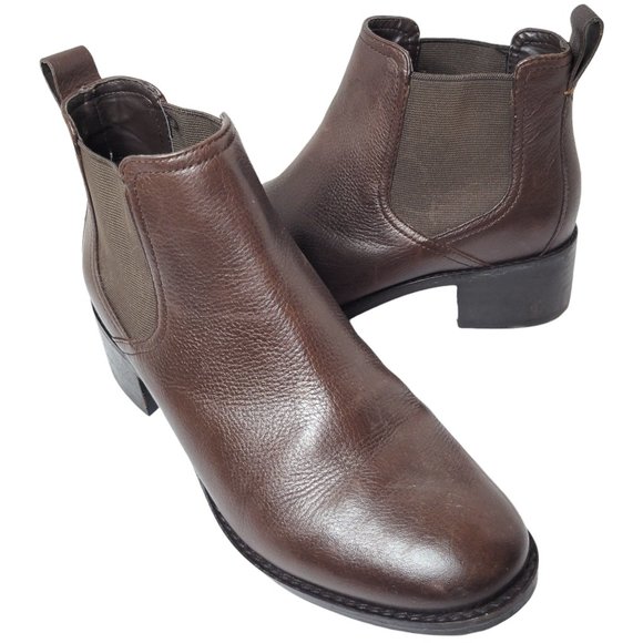 Leather Ankle Boots 75b 